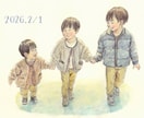 大募集!お試し価格で大人可愛い似顔絵描きます はじめての方のために。上質な水彩色鉛筆タッチをお試し価格で イメージ6