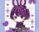 ふんわりかわいい♪ミニキャライラスト描きます キュートなミニキャラ♪デフォルメイラスト♪ イメージ4