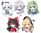 ミニキャラ（SD・デフォルメ）イラスト制作します 商用利用可O！グッズ・アイコン・動画・配信活動などに イメージ2
