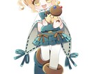 商用OK！全身デフォルメの可愛い立ち絵描きます グッズ・配信・ゲームに使いやすい★あなただけのキャラクター イメージ3