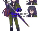 SDキャラクター立ち絵制作します 5-6頭身のSDキャラの立ち絵を制作いたします。 イメージ8