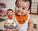 写真から作るオーダーメイド子供フィギュアます キッズの成長記念にのギフト｜赤ちゃん似顔人形｜出産祝い イメージ4