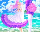 一枚絵や表紙絵など希望にそって描きます アイコン、ヘッダー、表紙絵や挿絵、漫画など！ イメージ2