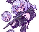 グッズ等に！ユニークでかわいいイラストを制作します 唯一無二の絵柄と色使いを活かし、キャラクターをお描きします イメージ2