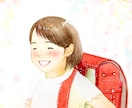 色紙サイズ☆優しい水彩画の似顔絵お描きします 世界でただ一枚のオリジナル。大切な方への贈り物にも イメージ4
