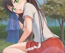 一枚絵を制作！かわいい系イラストなどを描きます 小説表紙や立ち絵などお気軽にご連絡ください★ イメージ1