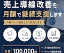 D2C/ECの売上導線改善を月額で継続支援します 外部マーケ担当として伴走します。 イメージ1