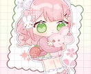 ポップで可愛いミニキャライラスト、作成します 様々な用途に使用できるミニキャライラストを作成します イメージ1