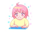 色彩豊かで可愛い女の子イラストを制作いたします SNSアイコンや一枚絵向けの女の子イラストを制作いたします イメージ5