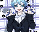 アイコン•一枚絵イラスト､承ります チビキャラ(デフォルメ)～9頭身キャラまで､ご要望に応じます イメージ5