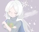SNSアイコン向けのサイズイラスト受け付けてます 可愛い女の子、中性的なイラストが好きな方にオススメです！ イメージ4