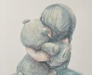 水彩絵の具でふんわり可愛いイラスト描きます 透明水彩ならではの柔らかい雰囲気を演出します！ イメージ3