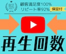 格安！YouTube再生回数+1000回増やします 【4月限定価格】実績多数！圧倒的なコスパ！永久保証付き！ イメージ1