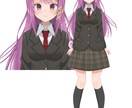 アイコンや立ち絵などイラストに関する制作いたします VTuberになりたい！自分だけのイラストが欲しい方に！ イメージ4