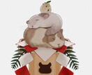 ペットのイラストを描きます ペットのイラストが欲しい方へあたたかい雰囲気が得意です！ イメージ2