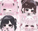 SD•デフォルメイラスト描きます きらきら可愛いミニキャライラスト♡グッズやスタンプに◎ イメージ4
