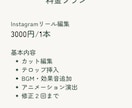 Instagramリール動画を丁寧に承ります 伝えたい想いが伝わる動画を丁寧に制作します。 イメージ2