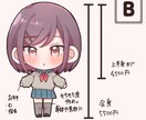 可愛いもちっとした絵柄のSDキャラ描きます 癒される2パターンのSD等身に対応しています！ イメージ3
