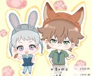 キラキラ！可愛いイラスト描きます 推しと一緒の可愛いイラストをアイコン、ヘッダーにしませんか イメージ5