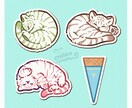 動物イラストグッズデザインを制作いたします こちらグッズ用のサービスになります！ イメージ4