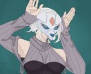 歌ってみた動画などの1枚絵描きます 可愛い絵もかっこいい絵もなんでも描きます！ イメージ3