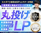 原稿無しでOK！売れるLPを全て丸投げで作成します UTAGE可｜元TV通販大手ディレクターが作る高反応率のLP イメージ1