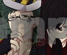 SNS用ヘッダー描きます 可愛い系からかっこいい系まで幅広く描きます イメージ2