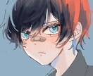 目を引くアイコンお描きします Twitter等のアイコンを夢絵からなんでもお描きします イメージ1