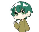 SNSアイコン、ミニキャラ描きます アイコンや立ち絵で困ってる人へ可愛らしいイラストを描きます！ イメージ1