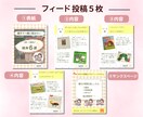 instagramのフィード投稿「５枚」作成します Canva使用/あなたの世界観・イメージを形にします！ イメージ2