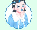 やわらかくちょっぴり個性光る人物イラスト制作します アイコンやサムネイルなど人物をメインにお描きします！ イメージ5