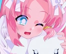 平成レトロな可愛いイラスト描きます アニメ塗りで懐かしさのある絵柄！ イメージ3