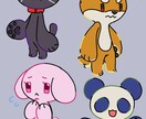 かわいい系キャラクターデザイン描きます ふわっとかわいいキャラクターデザイン！ イメージ1