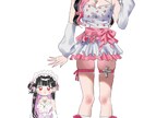 要望に合わせたかわいいかっこいいイラスト制作します アイコン、1枚絵、立ち絵、など柔軟に対応させていただきます！ イメージ10