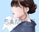 綺麗めイラストでご希望のアイコンお描きします TwitterやYouTube等のアイコン制作します！ イメージ2