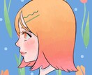 女性向け♡個性的でおしゃれなアイコン描きます 実績を積みたいため期間限定基本料金2000円！ イメージ1