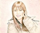 プレゼントや家族に可愛い似顔絵をお描きします 結婚記念❀感謝の気持ち♡アイコン☆思い出などにおススメ❦ イメージ2