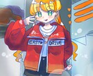 収益化動画利用OKなイラスト描きます キラキラ可愛いイラストを最短納期3日でお届けします！！ イメージ6