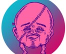 インパクト重視、ゾンビ化似顔絵描きます ゾンビ風、インパクト重視の似顔絵です‼️ イメージ2