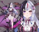Live2Dパーツ分けイラスト・立ち絵作成します かわいいVtuberのキャライラストを作成します イメージ6
