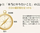 あなたが「本当にやりたいこと」を特定し伴走します 「今のままで死にたくない」を「この未来に命を使いたい」へ。 イメージ6