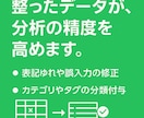 AIではまだ難しいカテゴリ分類を丁寧に行います 文脈を理解し、正確な分類で分析精度を高めます。 イメージ2