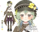 Vtuberモデル全行程制作いたします 大好きを詰め込んだキャラで活動しませんか？ イメージ6