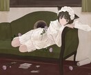 イラスト一枚絵の制作承ります 商用利用◎キービジュアル、MV用等々お気軽にご相談ください！ イメージ3