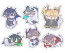 可愛いSD絵【最短1日納品】描きます 即日納品可。記念キーホルダー、挿絵にいかがでしょうか。 イメージ1
