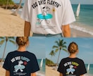 T-shirtなどのアパレルデザイン提供します シンプルなデザイン〜イラスト入りまで幅広くご対応いたします。 イメージ5