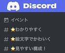 Discordサーバー希望通りにセットアップします 5年のノウハウでそれぞれ希望通りに最適化します.ᐟ.ᐟ イメージ1