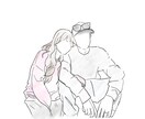 カップルイラスト描きます SNSアイコンや、プレゼントグッズにお使いいただけます！ イメージ4
