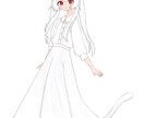 女性キャラクター向けイラストを制作します かわいい女の子がとても得意です！ イメージ2