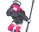 オリジナルキャラクター全身絵で描きます 小説、ゲーム、TRPGなどの登場人物描きます イメージ1